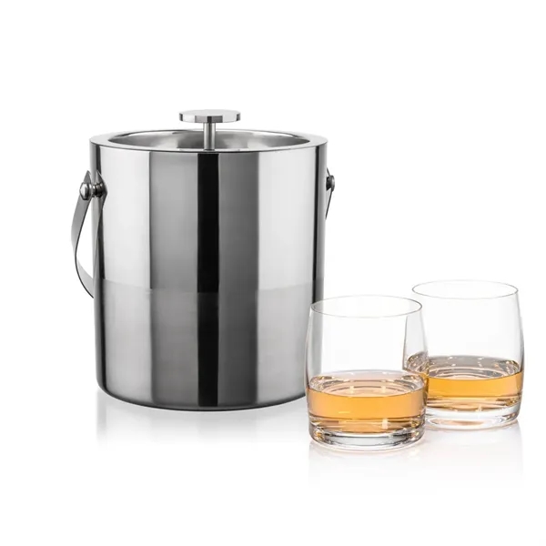 The Catania Ice Bucket with On-the-Rocks Set brings refined style and... from ASI 84592 St Regis Group