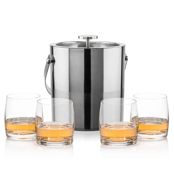 The Catania Ice Bucket with On-the-Rocks Set brings refined style and... from ASI 84592 St Regis Group