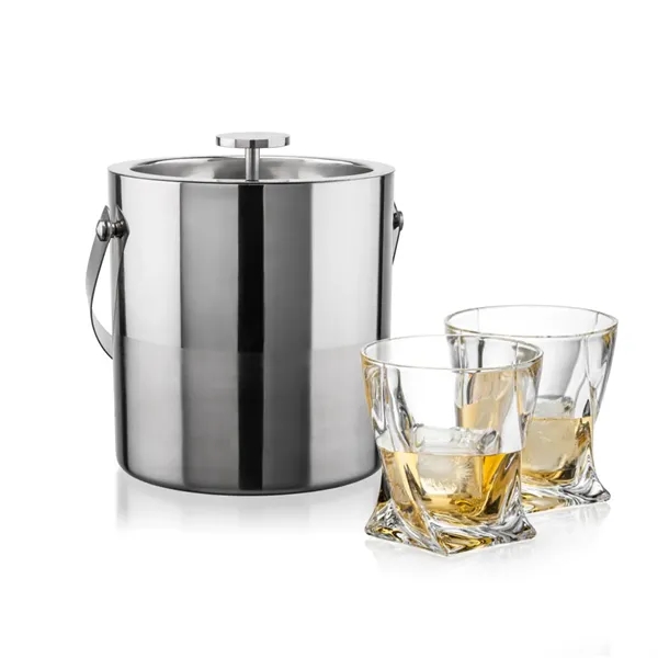 The Catania Ice Bucket with On-the-Rocks Set brings refined style and... from ASI 84592 St Regis Group