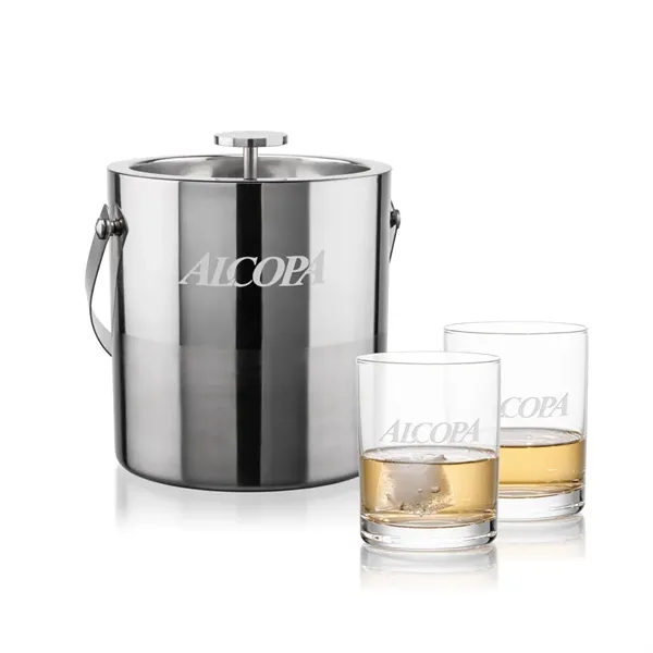 The Catania Ice Bucket with On-the-Rocks Set brings refined style and... from ASI 84592 St Regis Group