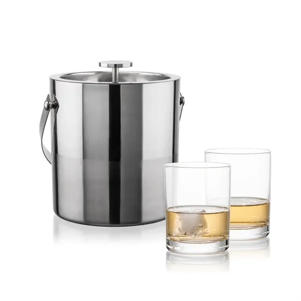 The Catania Ice Bucket with On-the-Rocks Set brings refined style and... from ASI 84592 St Regis Group
