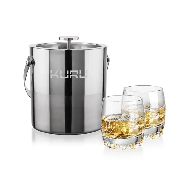 The Catania Ice Bucket with On-the-Rocks Set brings refined style and... from ASI 84592 St Regis Group