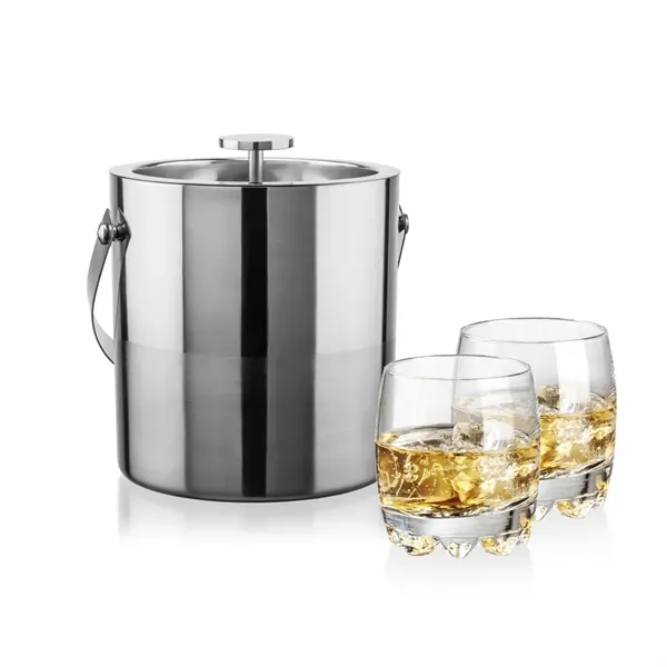 The Catania Ice Bucket with On-the-Rocks Set brings refined style and... from ASI 84592 St Regis Group