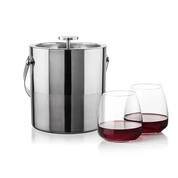 The Catania Ice Bucket with On-the-Rocks Set brings refined style and... from ASI 84592 St Regis Group