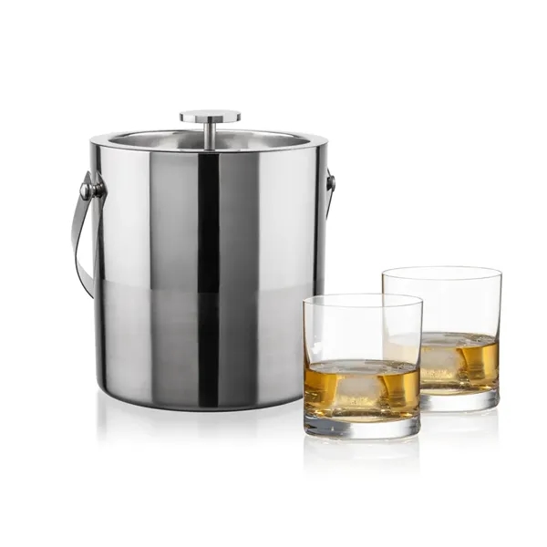 Item #SST1013-FA Catania Ice Bucket & Franca On-the-Rocks Set