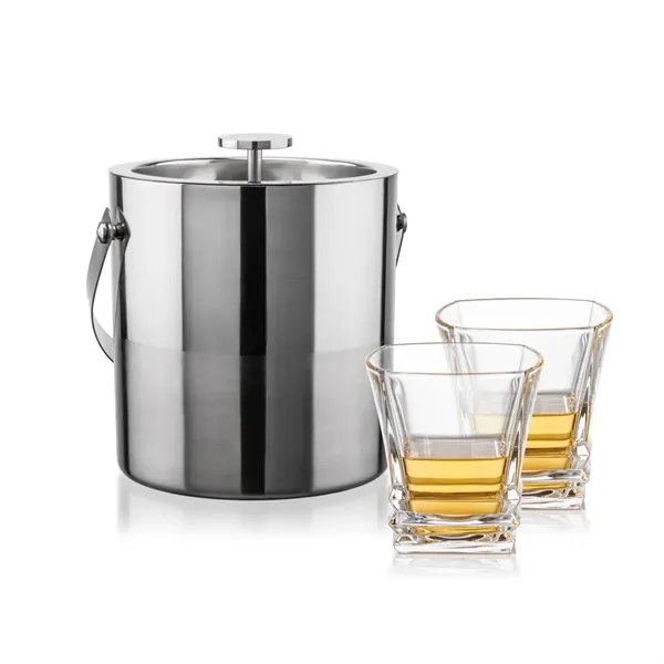 The Catania Ice Bucket with On-the-Rocks Set brings refined style and... from ASI 84592 St Regis Group
