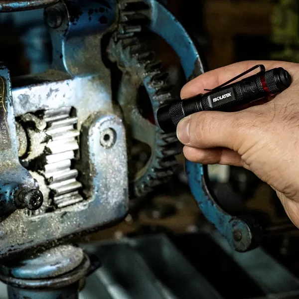 Maxing out at 100 lumens, the two-mode beam from this sleek... from ASI 46170 Compass Industries Inc