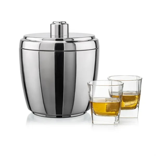 The Pescara Ice Bucket & On-the-Rocks Set combines modern style with... from ASI 84592 St Regis Group