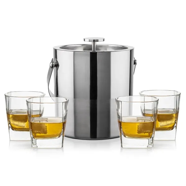 The Catania Ice Bucket with On-the-Rocks Set brings refined style and... from ASI 84592 St Regis Group
