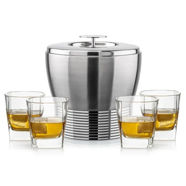 The Genoa Ice Bucket & On-the-Rocks Set is designed for effortless... from ASI 84592 St Regis Group