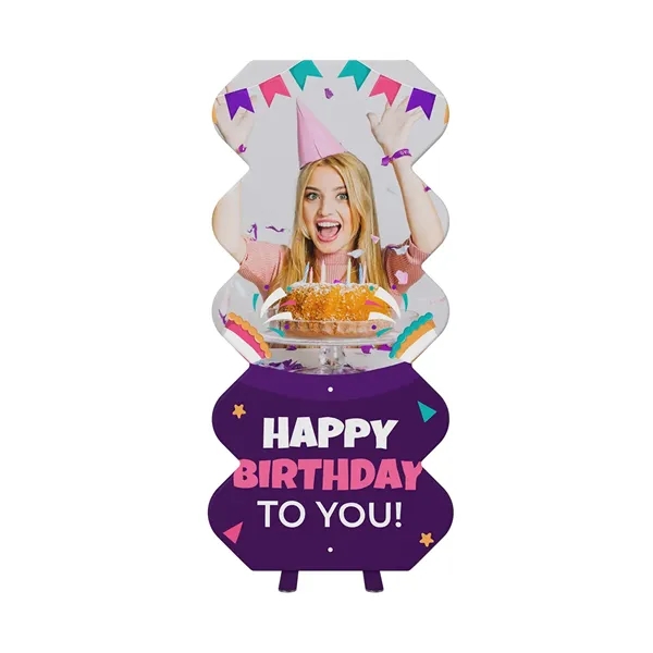 5'wx6.5'h Ripple Tower Display, aluminum frame, full color imprint on 240g... from ASI 49891 Discount Marketing Products / DMP