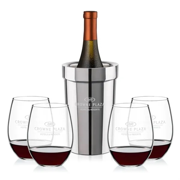 The Milano Wine Cooler & Wine Set combines sleek sophistication with... from ASI 84592 St Regis Group