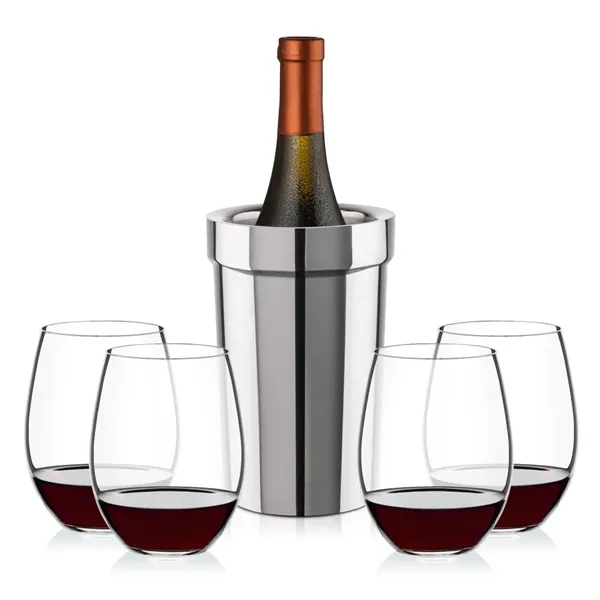 The Milano Wine Cooler & Wine Set combines sleek sophistication with... from ASI 84592 St Regis Group