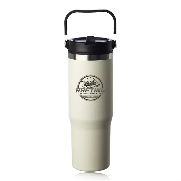 30 oz. Stainless Steel Exterior with Plastic Liner Travel Mugs... from ASI 39552 BEL Promo