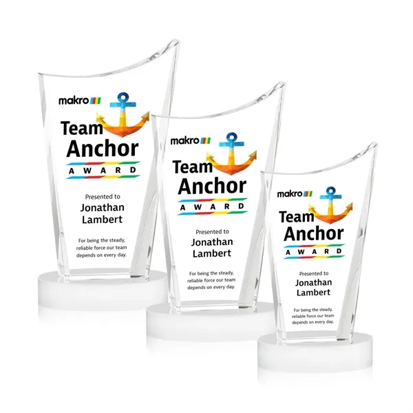 The Burnett VividPrint™ Award is a striking optical crystal recognition piece... from ASI 84592 St Regis Group / St Regis