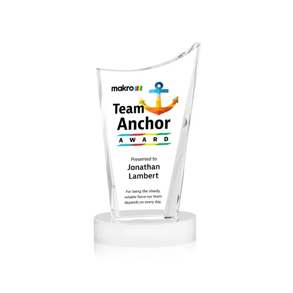 The Burnett VividPrint™ Award is a striking optical crystal recognition piece... from ASI 84592 St Regis Group / St Regis