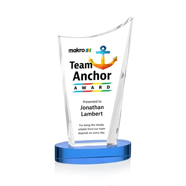 The Burnett VividPrint™ Award is a striking optical crystal recognition piece... from ASI 84592 St Regis Group / St Regis