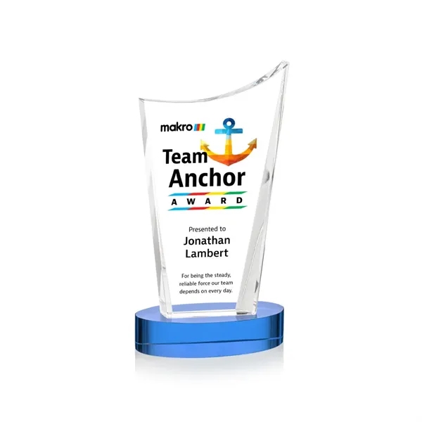 The Burnett VividPrint™ Award is a striking optical crystal recognition piece... from ASI 84592 St Regis Group / St Regis