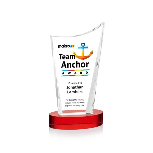 The Burnett VividPrint™ Award is a striking optical crystal recognition piece... from ASI 84592 St Regis Group / St Regis