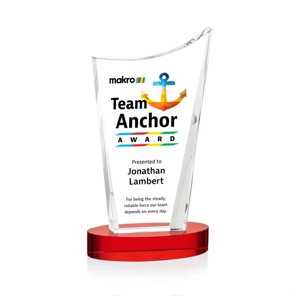 The Burnett VividPrint™ Award is a striking optical crystal recognition piece... from ASI 84592 St Regis Group / St Regis