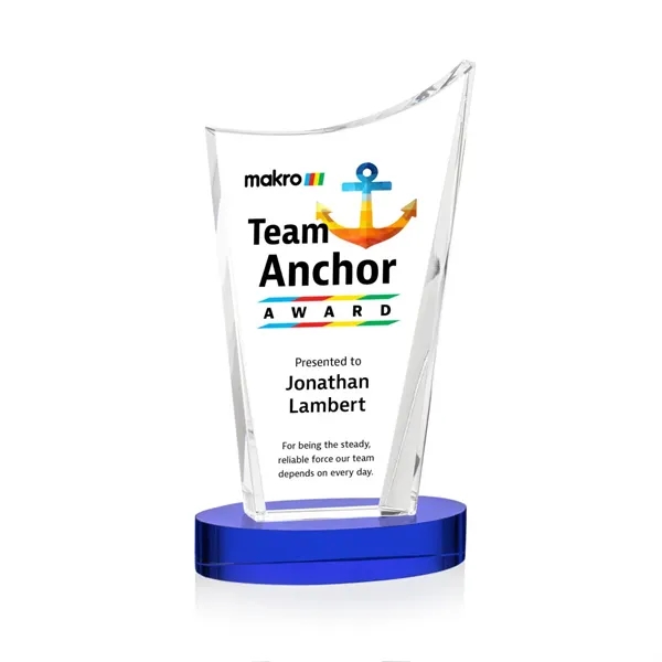 The Burnett VividPrint™ Award is a striking optical crystal recognition piece... from ASI 84592 St Regis Group / St Regis