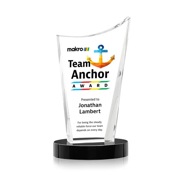 The Burnett VividPrint™ Award is a striking optical crystal recognition piece... from ASI 84592 St Regis Group / St Regis