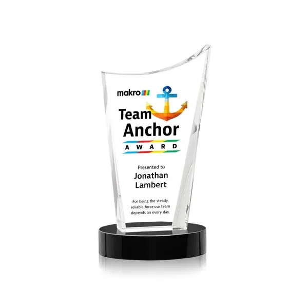 The Burnett VividPrint™ Award is a striking optical crystal recognition piece... from ASI 84592 St Regis Group / St Regis