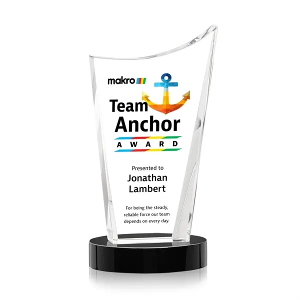 The Burnett VividPrint™ Award is a striking optical crystal recognition piece... from ASI 84592 St Regis Group / St Regis