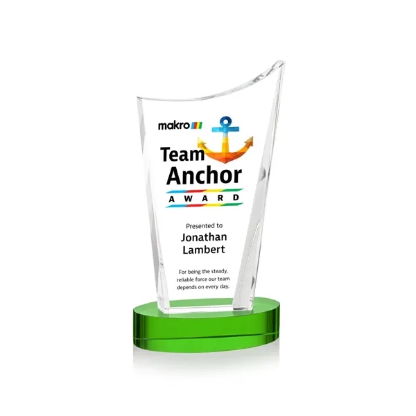 The Burnett VividPrint™ Award is a striking optical crystal recognition piece... from ASI 84592 St Regis Group / St Regis