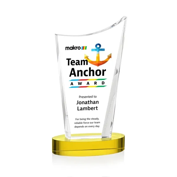 The Burnett VividPrint™ Award is a striking optical crystal recognition piece... from ASI 84592 St Regis Group / St Regis