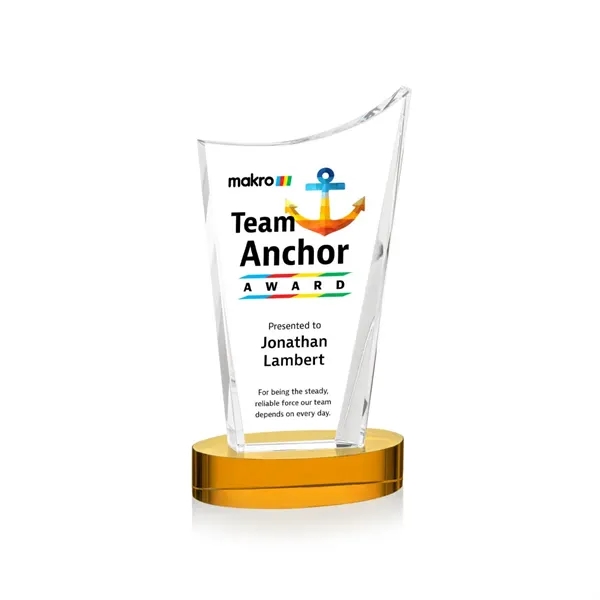 The Burnett VividPrint™ Award is a striking optical crystal recognition piece... from ASI 84592 St Regis Group / St Regis