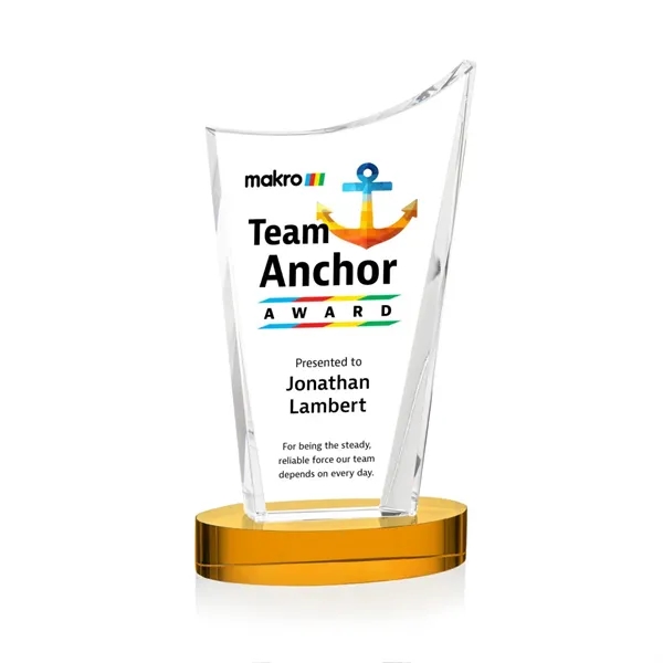 The Burnett VividPrint™ Award is a striking optical crystal recognition piece... from ASI 84592 St Regis Group / St Regis