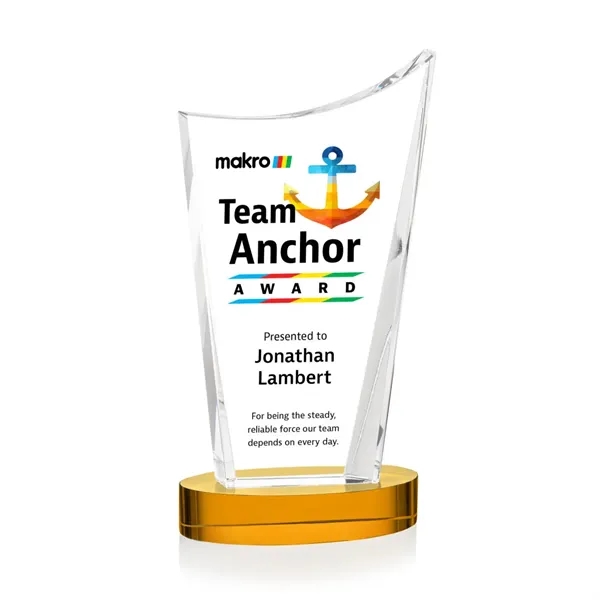 The Burnett VividPrint™ Award is a striking optical crystal recognition piece... from ASI 84592 St Regis Group / St Regis