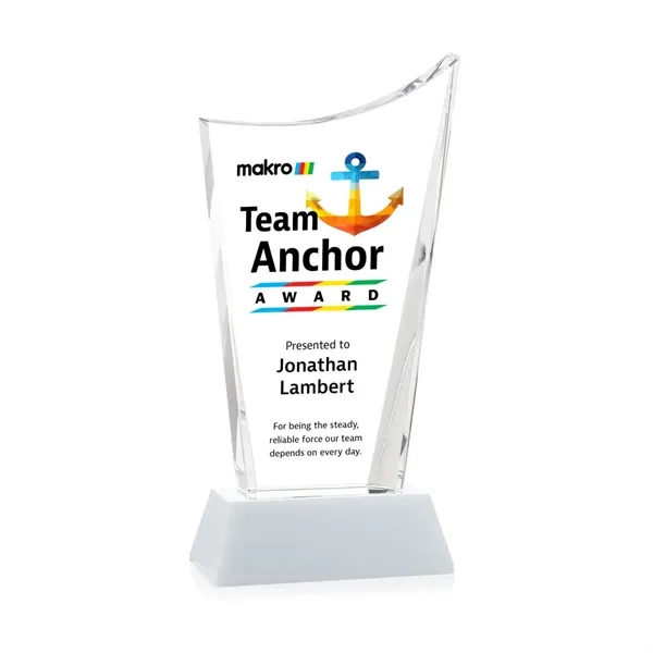 Burnett VividPrint™ Award on Newhaven Base - White... from ASI 84592 St Regis Group / St Regis