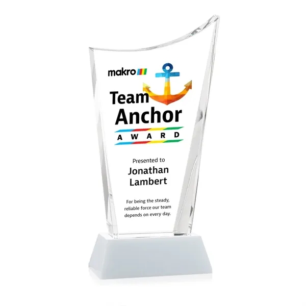 Burnett VividPrint™ Award on Newhaven Base - White... from ASI 84592 St Regis Group / St Regis