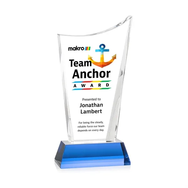 Burnett VividPrint™ Award on Newhaven Base - Sky Blue... from ASI 84592 St Regis Group / St Regis