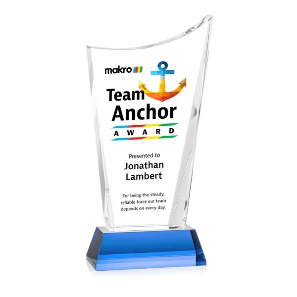 Burnett VividPrint™ Award on Newhaven Base - Sky Blue... from ASI 84592 St Regis Group / St Regis