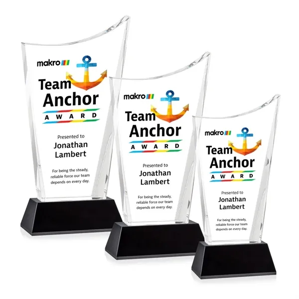 Burnett VividPrint™ Award on Newhaven Base - Black... from ASI 84592 St Regis Group / St Regis