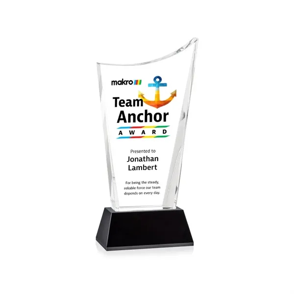 Burnett VividPrint™ Award on Newhaven Base - Black... from ASI 84592 St Regis Group / St Regis