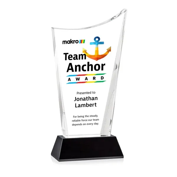 Burnett VividPrint™ Award on Newhaven Base - Black... from ASI 84592 St Regis Group / St Regis