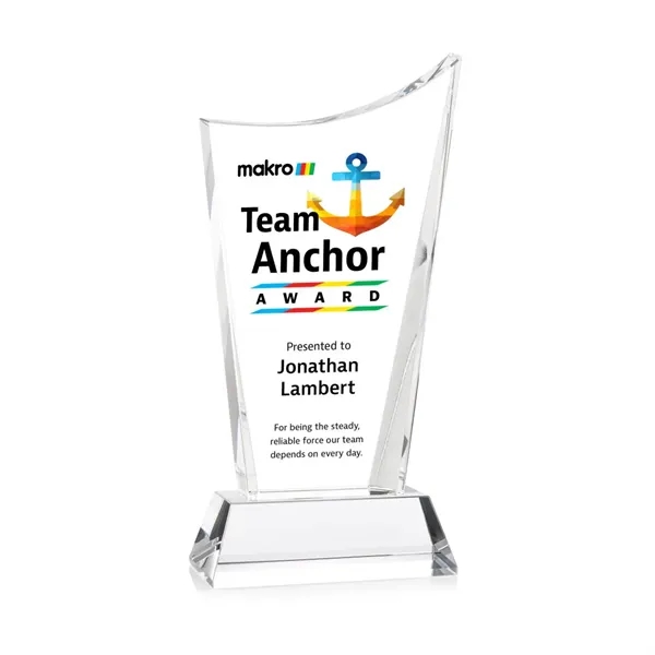 Burnett VividPrint™ Award on Newhaven Base - Clear... from ASI 84592 St Regis Group / St Regis