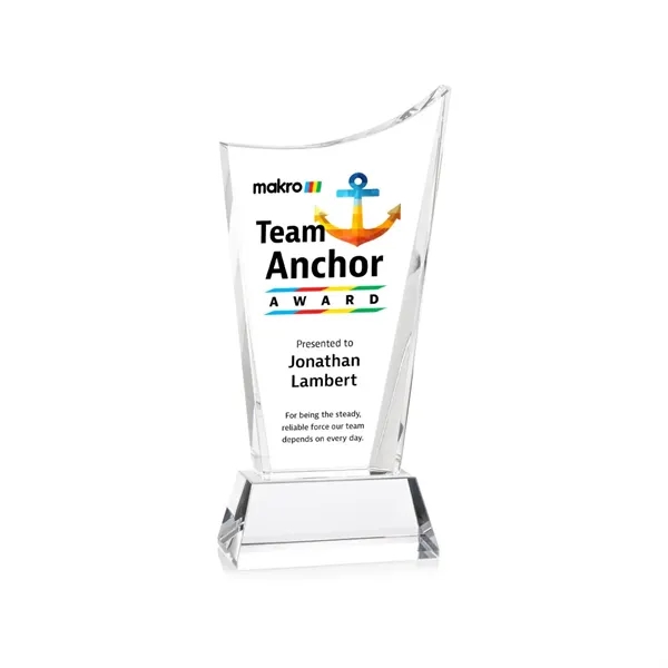 Burnett VividPrint™ Award on Newhaven Base - Clear... from ASI 84592 St Regis Group / St Regis