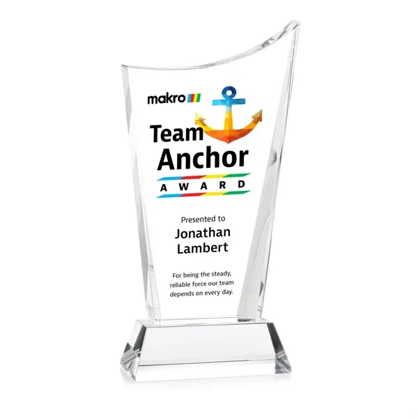 Burnett VividPrint™ Award on Newhaven Base - Clear... from ASI 84592 St Regis Group / St Regis