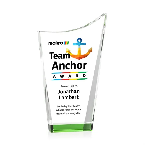 Burnett VividPrint™ Award - Green... from ASI 84592 St Regis Group / St Regis