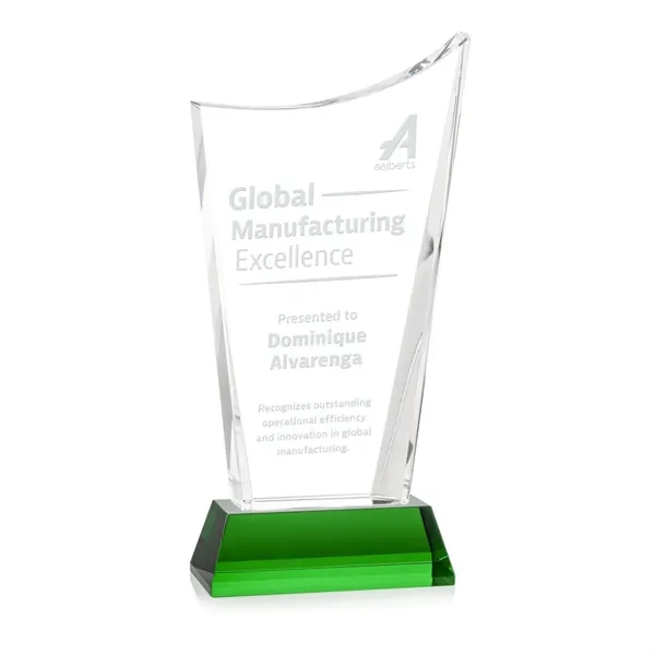 Burnett Award on Newhaven Base - Green... from ASI 84592 St Regis Group / St Regis