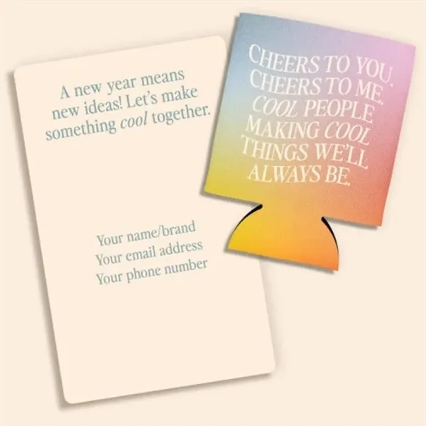 Send to their Mailbox. Our Full-Color Sublimated Pocket Coolie comes wrapped... from ASI 74710 Numo