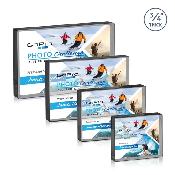 The expertly crafted VividPrint™ Verona is a Starfire crystal rectangle award... from ASI 84592 St Regis Group / St Regis