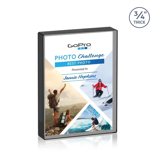 The expertly crafted VividPrint™ Verona is a Starfire crystal rectangle award... from ASI 84592 St Regis Group / St Regis