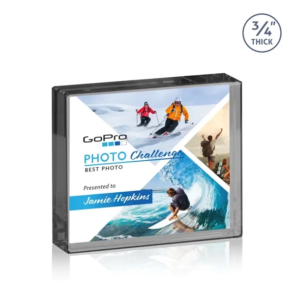 The expertly crafted VividPrint™ Verona is a Starfire crystal rectangle award... from ASI 84592 St Regis Group / St Regis