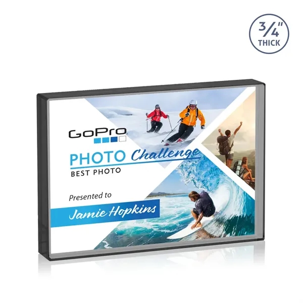 The expertly crafted VividPrint™ Verona is a Starfire crystal rectangle award... from ASI 84592 St Regis Group / St Regis